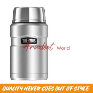 Thermos Stainless King Food Flask, 710ml - {Silver}