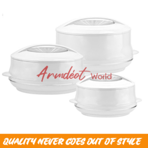 SQ LARGE Olympic 3pc Hot Pot Sets {WHITE}