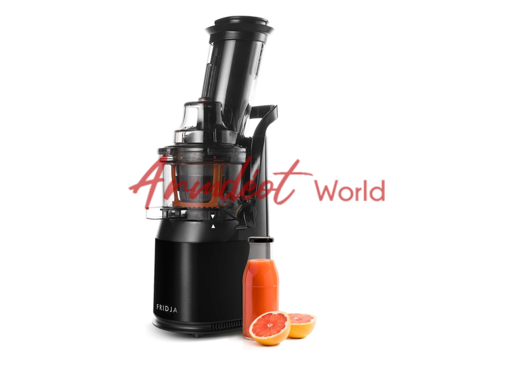 Powerful Masticating Juicer FRIDJA {Black} Armdeot Interiors