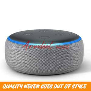 Echo Dot (3rd Gen) - Smart speaker with Alexa - Heather Grey Fabric