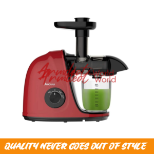 Slow Masticating Juicer Extractor  – JOCUU {Red}