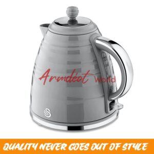 Swan,Symphony Electric Kettle 1.7 Litre {Grey}