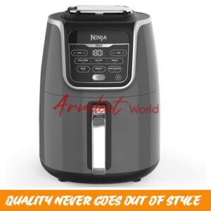 Ninja Air Fryer Max [AF160UK] 5.2 Litres, Grey and Black