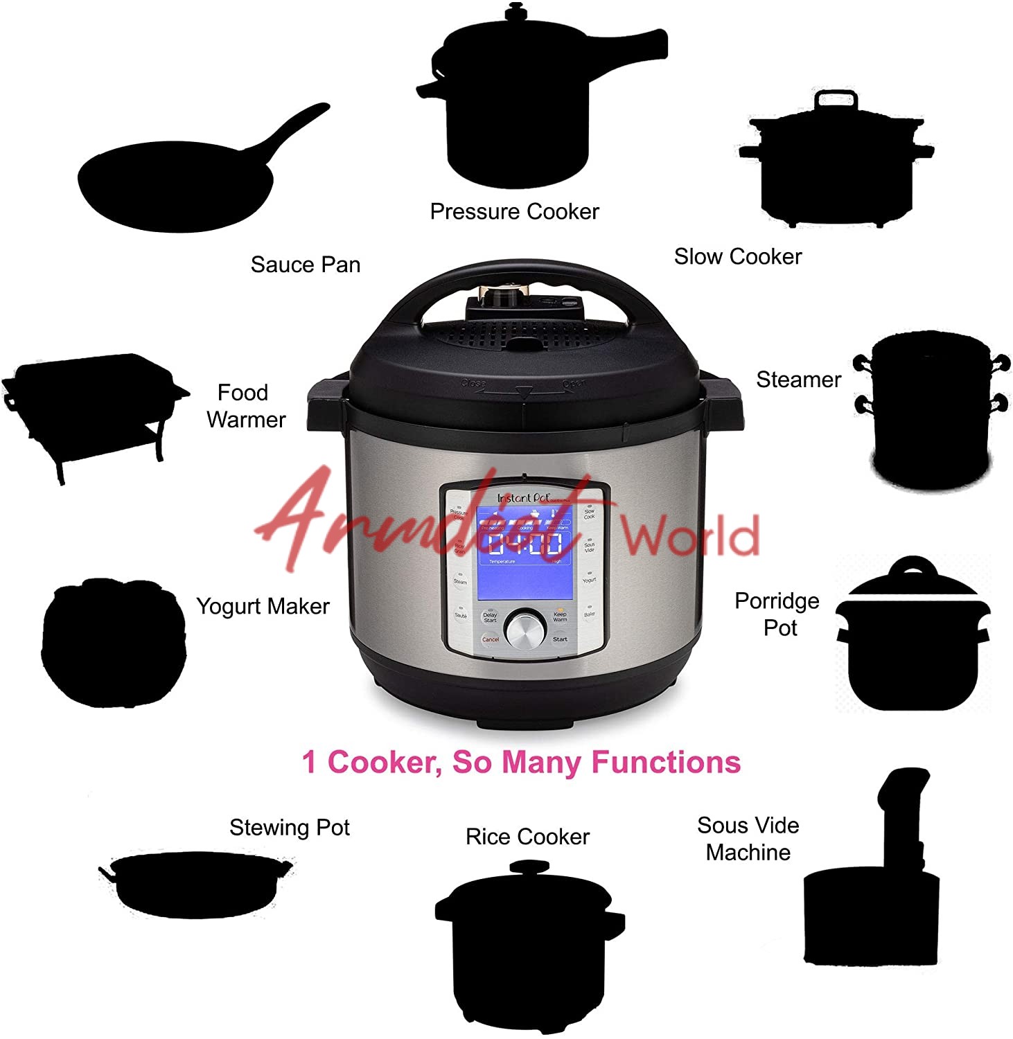 Instant Pot DUO EVO 10-in-1 Electric Multi Functional Cooker – Litres ...