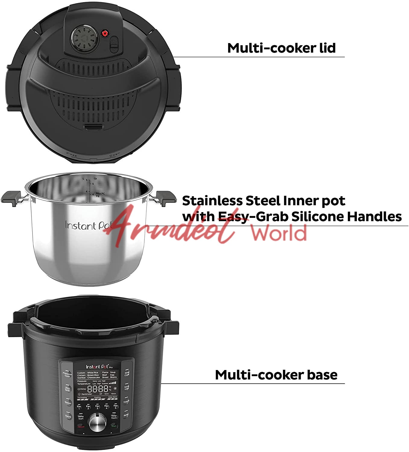 Instant Pot Pro 10-in-1 Multi Cooker 5.7L - Instant Brands