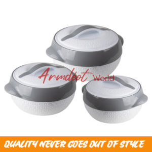 Matrix Casserole 3pc Set Hot Pot - 3.5L  - WHITE  {2.5L / 3.5L / 5L}