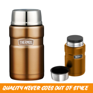 Thermos Stainless King Food Flask, 710ml - {Gold}
