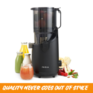 Powerful Self Feeding Whole Fruit Masticating Juicer - FRIDJA {Black}
