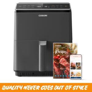 COSORI Air Fryer 6.4L DUAL BLAZE {Black}