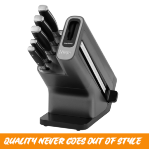 Ninja  Knife Block with Integrated Sharpener, 5-Piece Knife Set