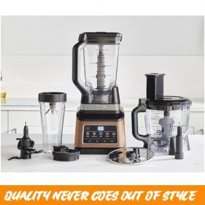 Ninja 3-in-1 Food Processor & Blender, Coffee & Spice Grinder