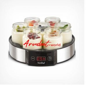VONSHF Electric Yoghurt Maker with 7 Jars