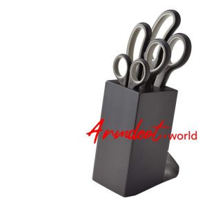 Judge Set of 3 Scissors with Scissor Block