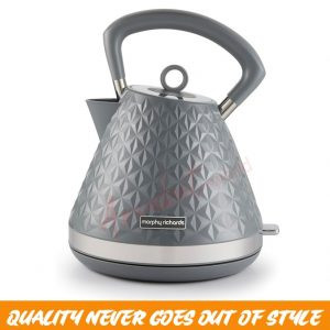 Morphy Richards Pyramid Electric Kettle, 1.5L {Grey}