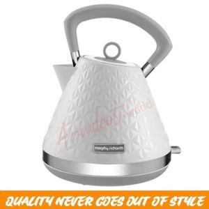 Morphy Richards Pyramid Electric Kettle, 1.5L {White}