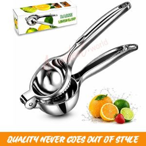 Lemon Squeezer Manual Citrus Juicer Stainless Steel with Grater