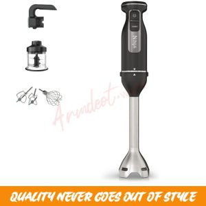 Ninja Foodi 3-in-1 Hand Blender, Hand Mixer & Chopper, Black